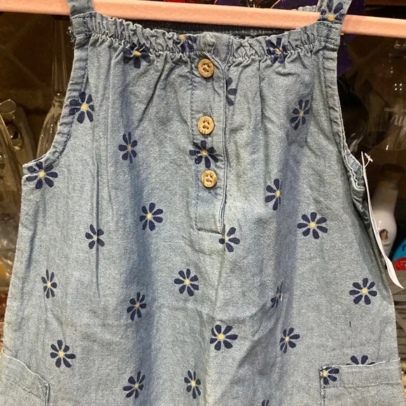 Carter's Blue Floral One Piece - 18 Months - Picture 2 of 9